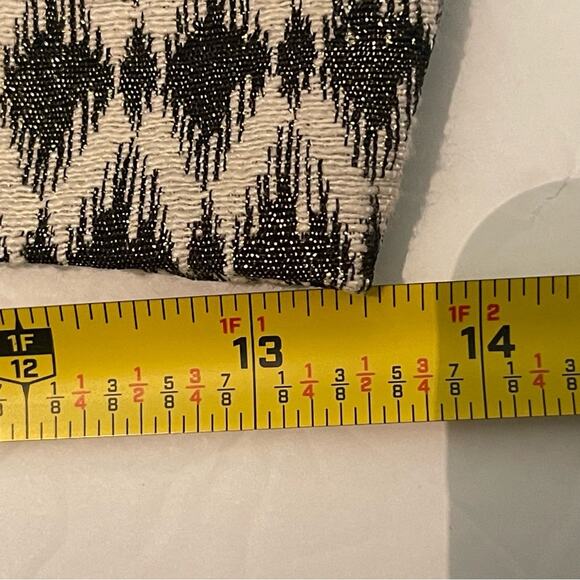 LOFT Cream W Metallic Gold Party Whimsy Glam Skirt‎ NWOT Size 2P - Picture 11 of 12